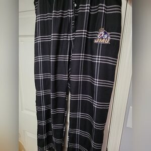 Concepts Sport Mens Black Gray James Madison University Dukes Flannel Pants XL